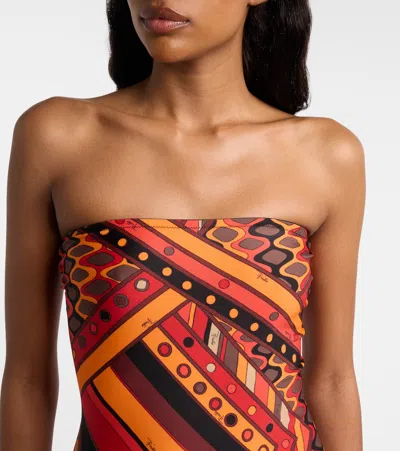 Pucci Soleil Swimsuit In Multi
