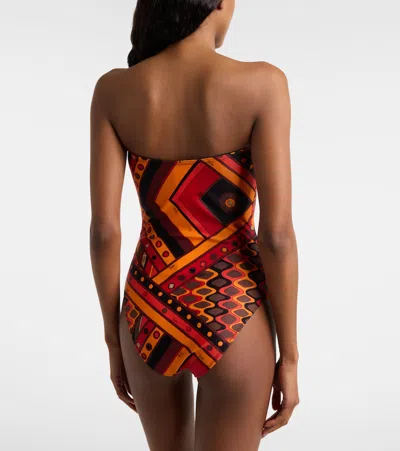 Pucci Soleil Swimsuit In Multi