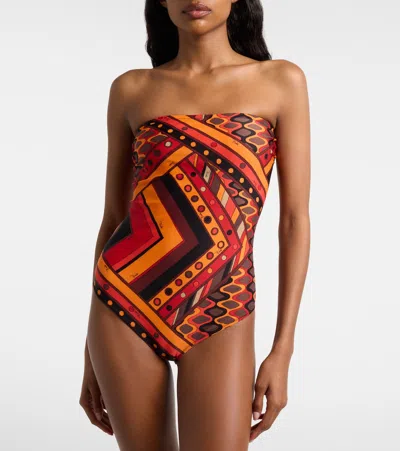 Pucci Soleil Swimsuit In Multi