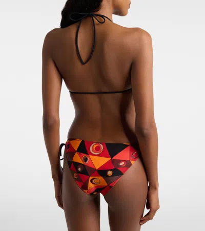 Pucci Soleil Bikini Top In Multi