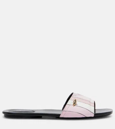 Pucci Yummy Iride Twill Slides In Multi