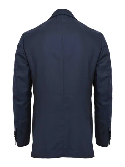Sartorio Single-breasted Jacket In Blue