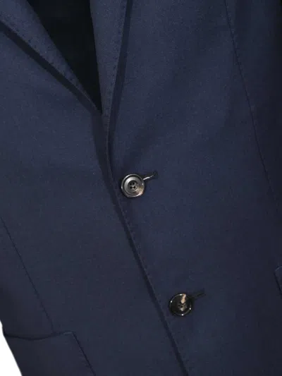 Sartorio Single-breasted Jacket In Blue