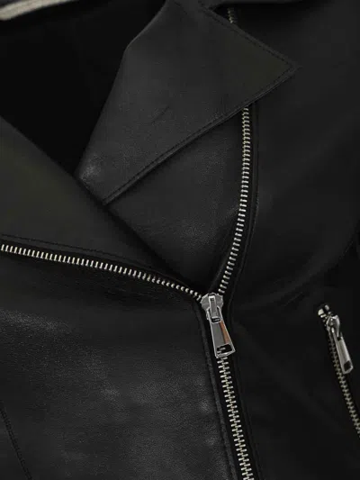 Leather Authority Coco Jacket In Black Leather In Black