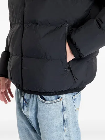 Ea7 Padded Hooded Jacket In Multi