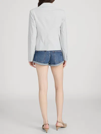 Frame The Stripe Classic Blazer In Blue