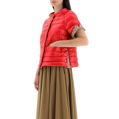Herno Multicolor Polyamide Full-length Jacket In Multi