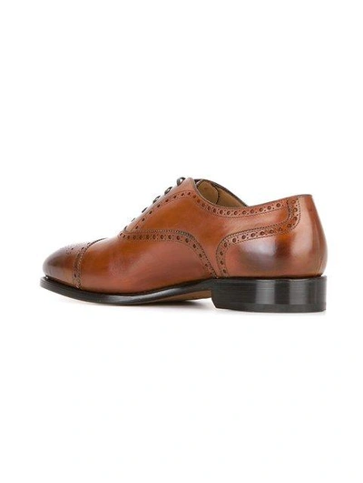 Shop Ferragamo Salvatore  Classic Brogues - Brown