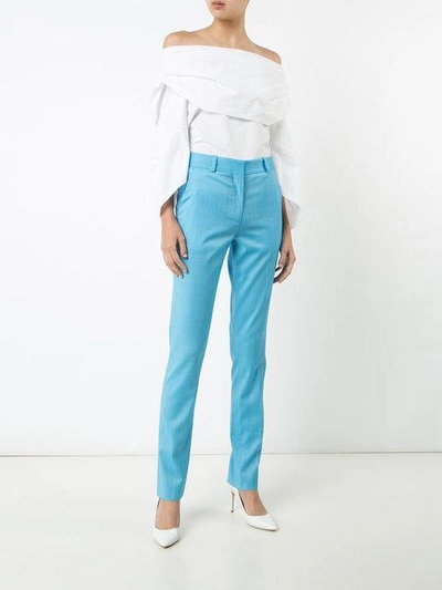 Shop Victoria Beckham Slim-fit Trousers