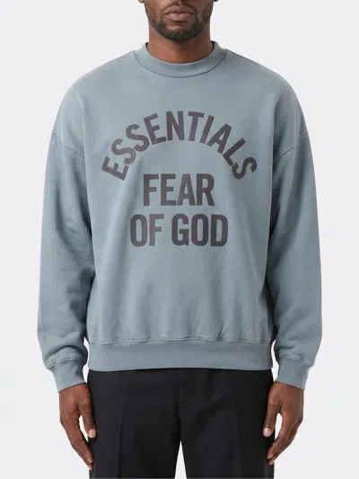 Essentials Fear Of God T Shirts And Polos In Gray