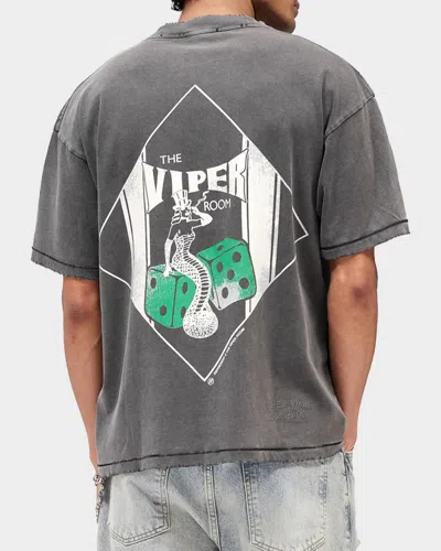 Represent Dark Grey Graphic T-shirt In Gray