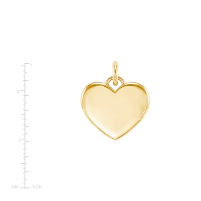 Silpada Words Of The Heart' Charm In 14k Yellow Gold-plated Sterling Silver