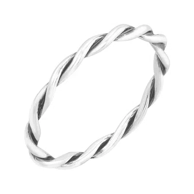 Silpada Yorkshire Twist' Ring In Sterling Silver In Metallic