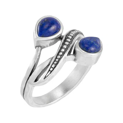 Silpada Cleo' Sterling Silver Lapis Ring In Blue