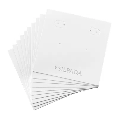 Silpada Earrings Card Pack - 10 Per Pack In White