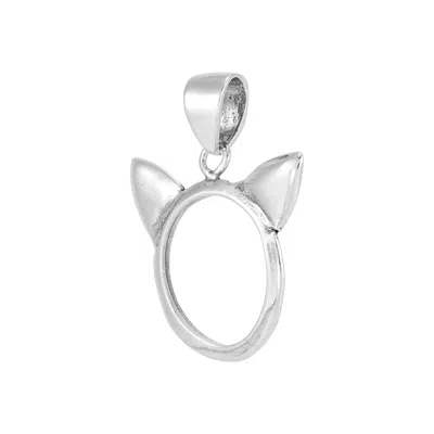 Silpada Precious Ears' Sterling Silver Charm In White