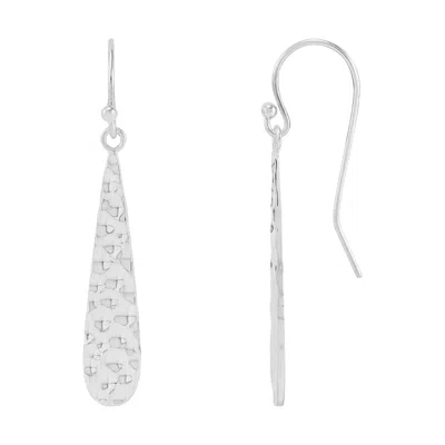 Silpada Lights On' Sterling Silver Drop Earrings In White