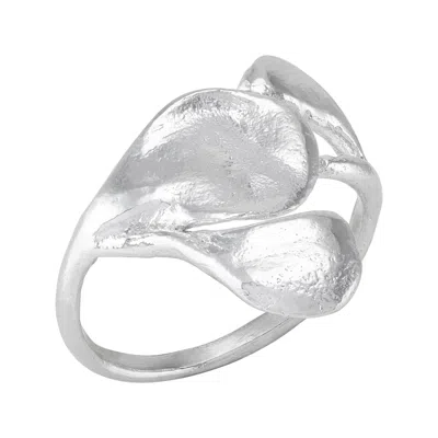 Silpada Effervescence' Sterling Silver Ring In White