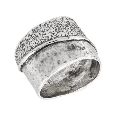 Silpada Authenticity' Sterling Silver Ring In White