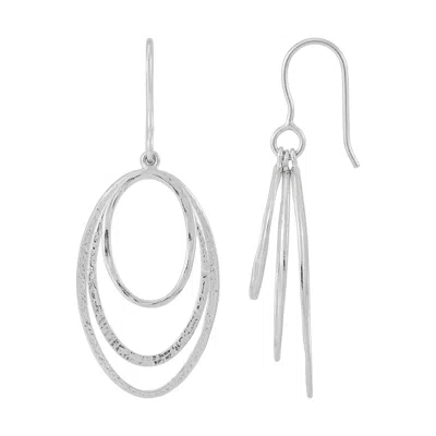 Silpada Resolutions' Sterling Silver Drop Earrings In White
