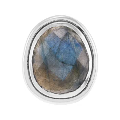 Silpada Introspective' Sterling Silver Labradorite Ring In Multi