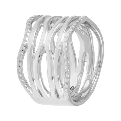 Silpada Enigma' Sterling Silver Ring In White