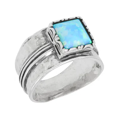 Silpada Voltage' Sterling Silver Blue Opal Ring