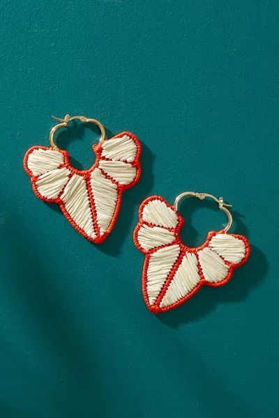 Noonday Botanic Raffia Hoops