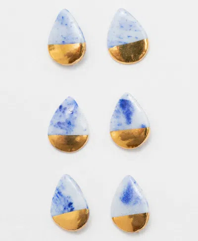 Noonday Marbled Sky Studs