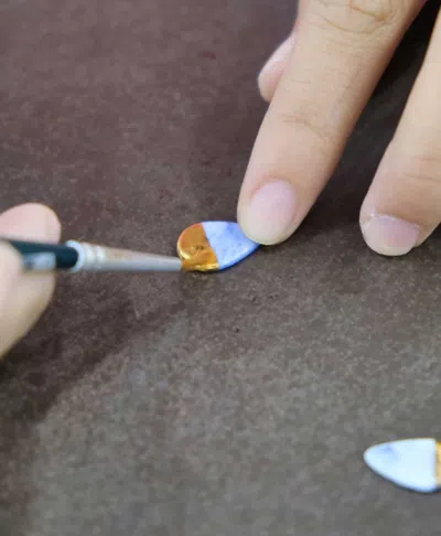 Noonday Marbled Sky Studs