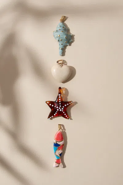 Noonday Robin Shell Charm