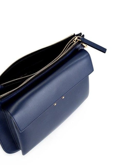 Shop Marni Pocket Crossbody Bag - Blue
