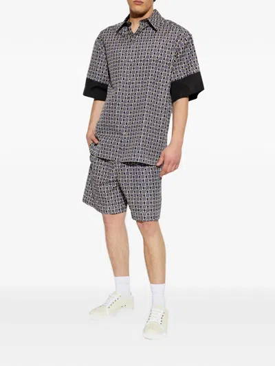 Lanvin Dbb1 Canvas Sneakers In Multi