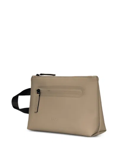 Rains 2 Zip Cosmetic Bag Large In Neutral
