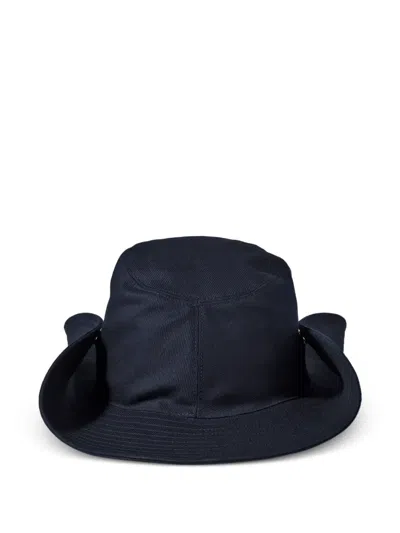 Miu Miu Drill Hat In Blue