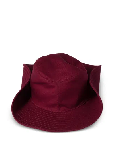 Miu Miu Drill Hat In Red