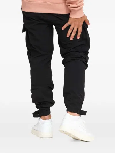 Urban Classics Multi-pocket Cargo Pants In Black