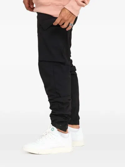 Urban Classics Multi-pocket Cargo Pants In Black