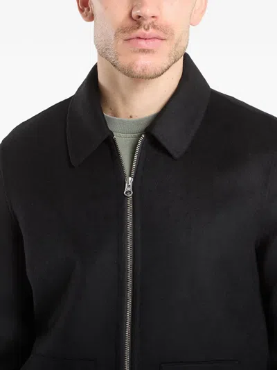 Samsoe & Samsoe Sapaulo Zip Patch-pockets Jacket In Black
