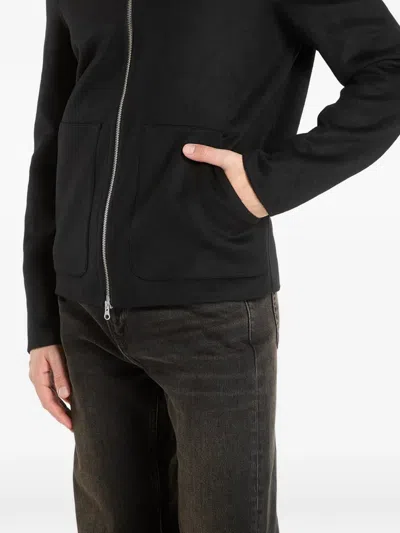Samsoe & Samsoe Sapaulo Zip Patch-pockets Jacket In Black