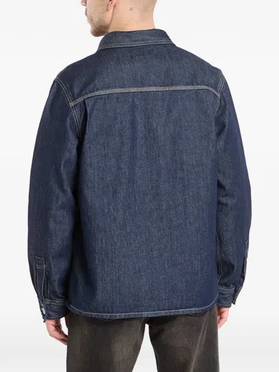 Samsoe & Samsoe Sahenry Patch-pocket Denim Jacket In Blue
