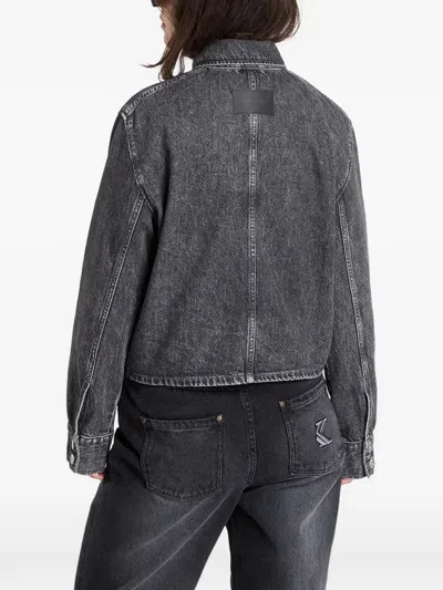 Samsoe & Samsoe Sanarinna Denim Jacket In Black