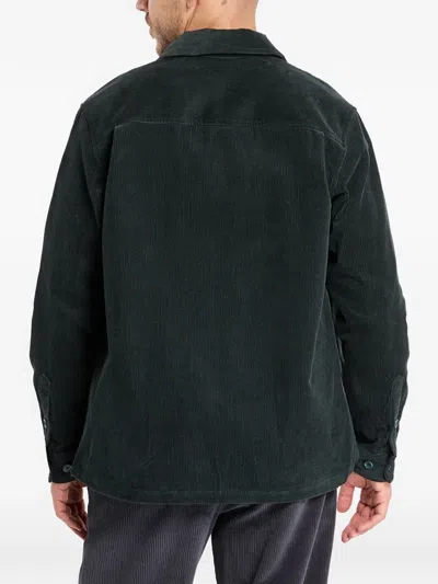 Samsoe & Samsoe Corduroy-textured Jacket In Green
