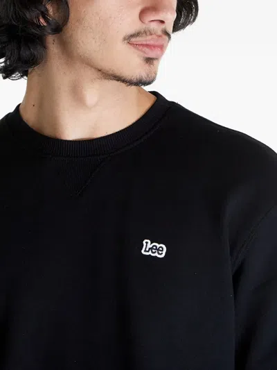 Lee Logo-patch Sweatshirt In Black