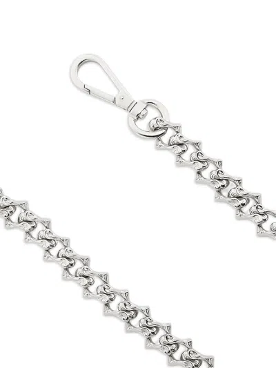Emanuele Bicocchi Sharp Wallet Chain In Silver