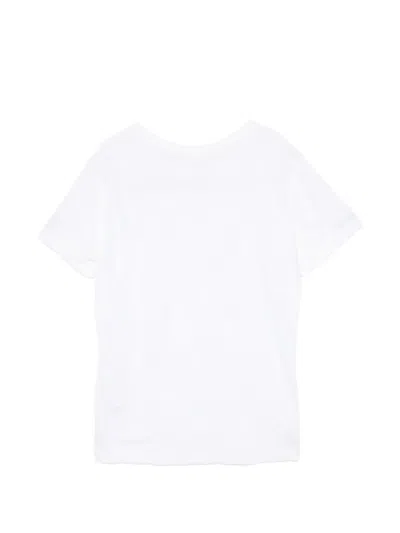 Y's Textured-finish T-shirt In White