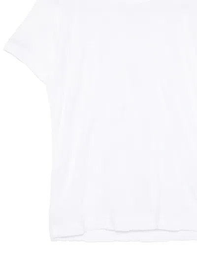 Y's Textured-finish T-shirt In White