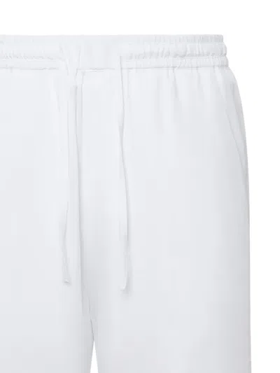 Low Brand Drawstring Elasticated-waist Shorts In White