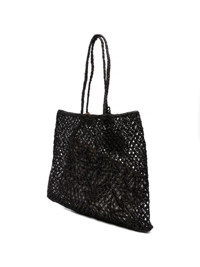 Afar Birgit Raffia Tote Bag In Pink
