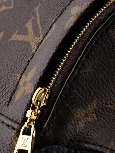 Pre-owned Louis Vuitton Palm Springs Monogram Canvas Mini Backpack In Brown